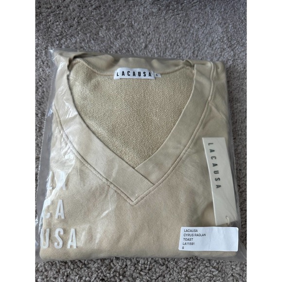 LACAUSA CLOTHING TOPS Cyrus Raglan - Picture 7 of 8